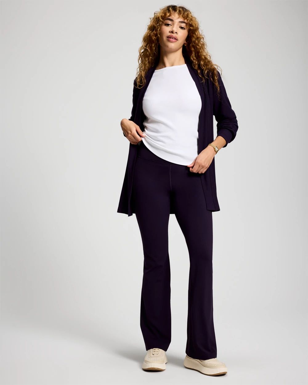High-Waist Flare Leggings click to view larger image.
