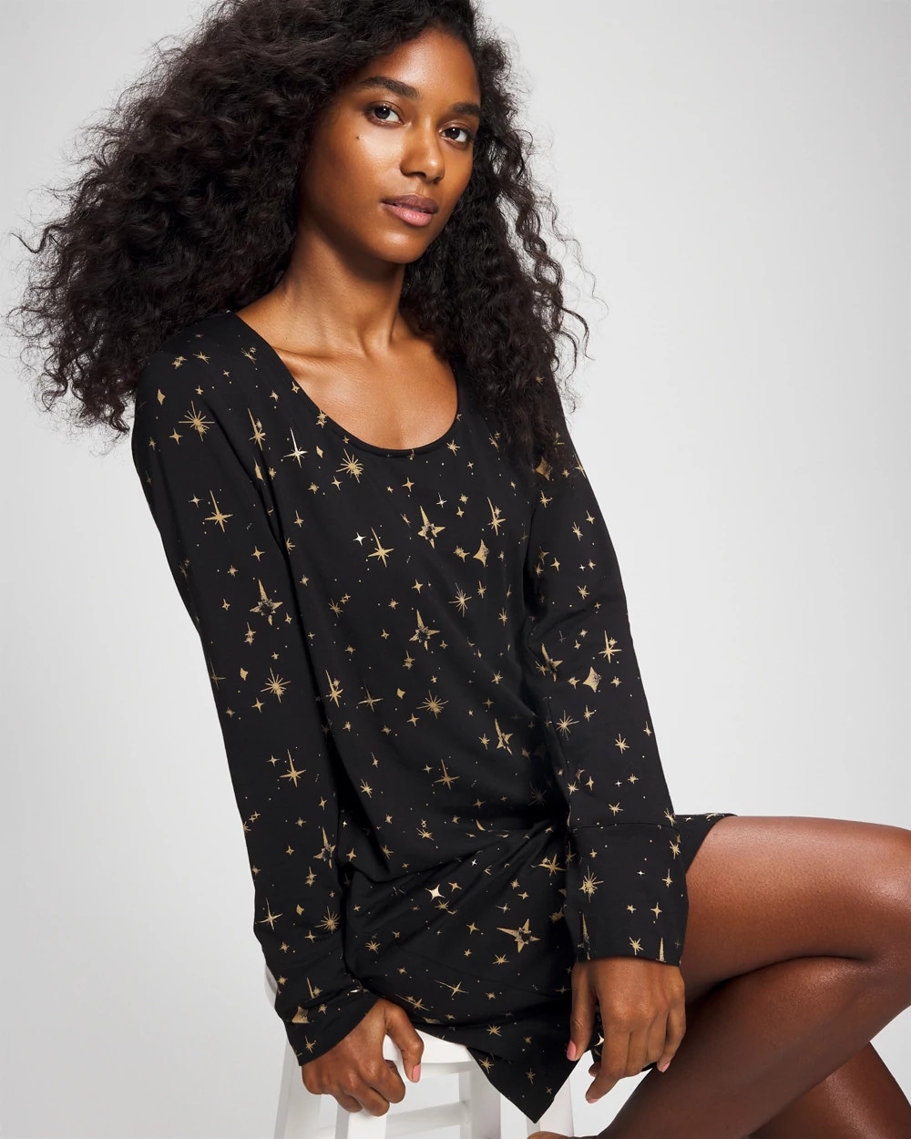 Long-Sleeve Sleepshirt