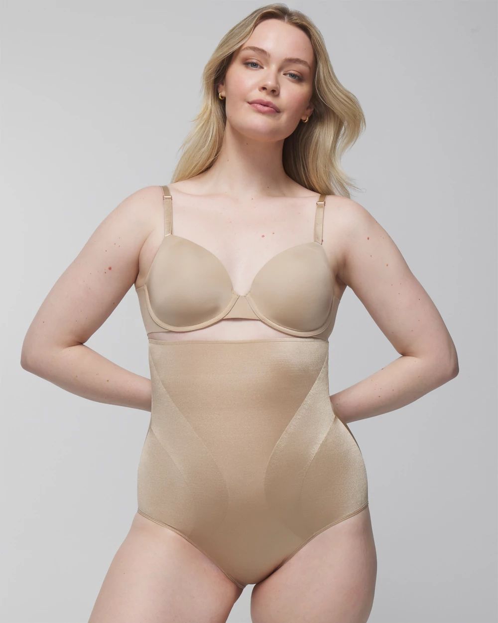 Second Skin by Soma Mid-Level Shaping Vanishing Edge High-Waist Brief