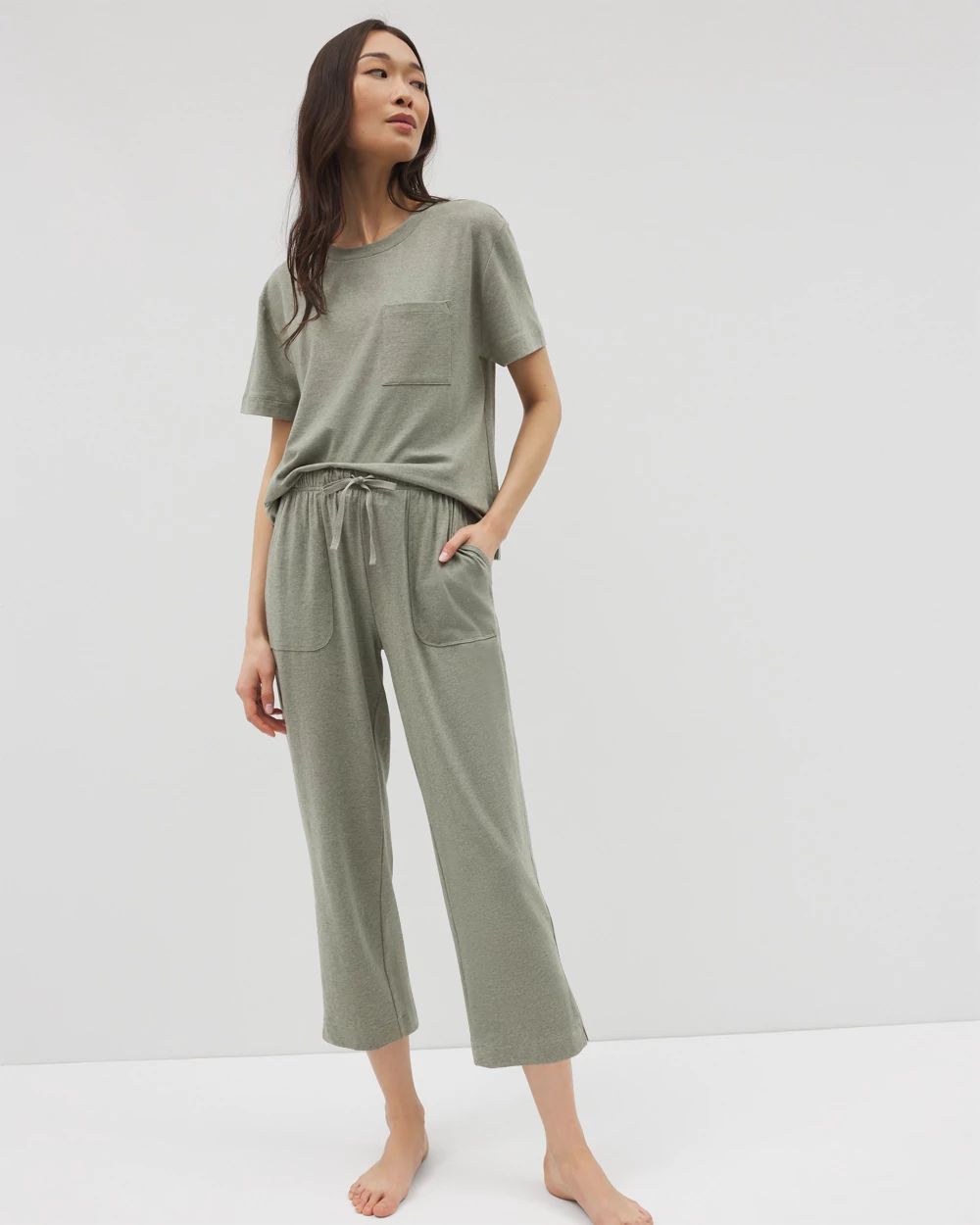 Most Loved Cotton Crop Pajama Pants