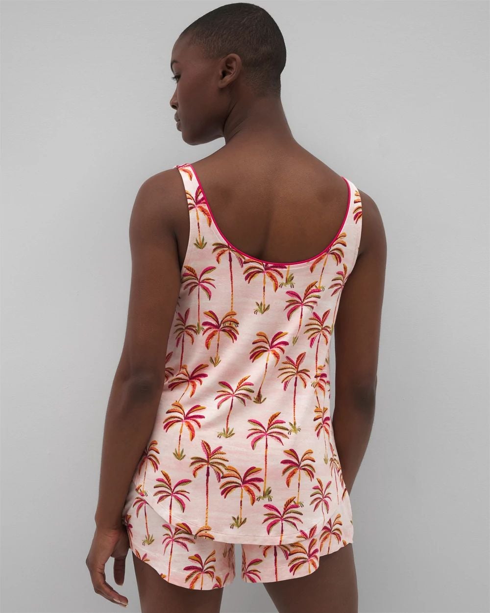 Cool Nights Pajama Tank With Piping