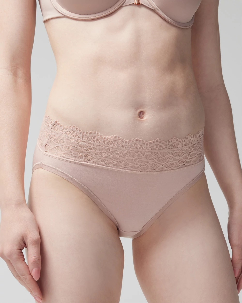 High-Leg Panty with Enchanting Lace