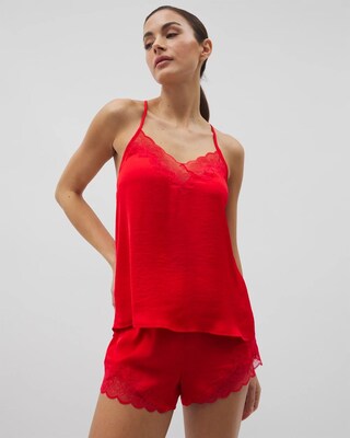 Lace Trim Pajama Cami click to view larger image.