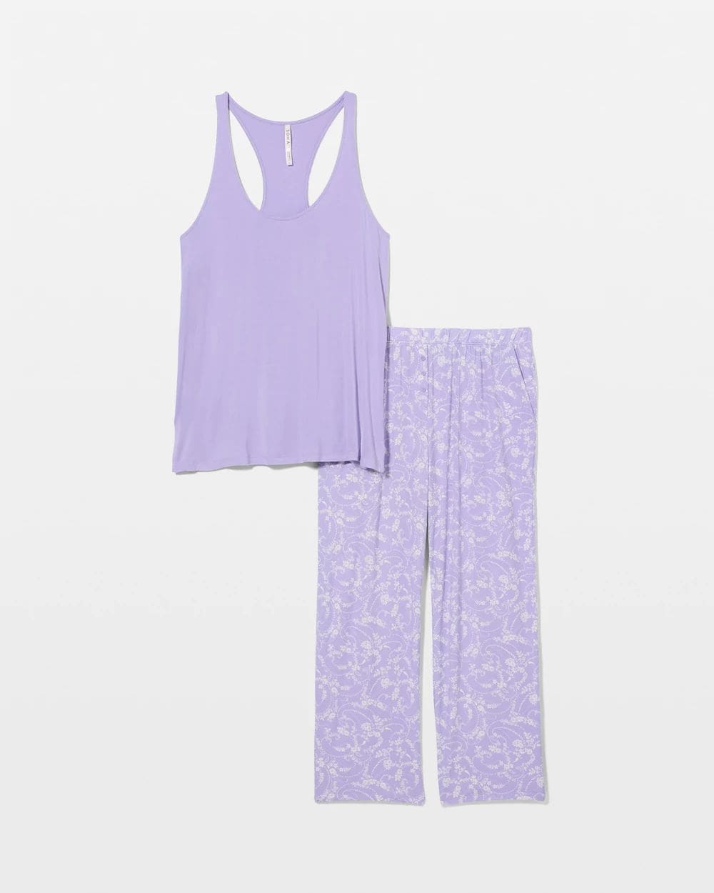 Tank + Crop Pants Pajama Set click to view larger image.