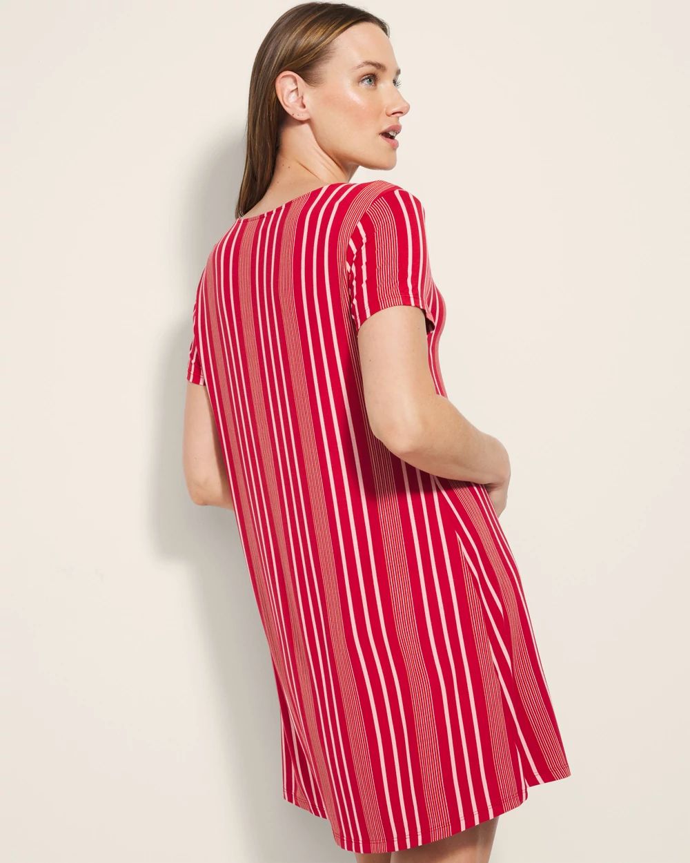 Cool Nights Short Sleeve Scoop Neck Sleepshirt