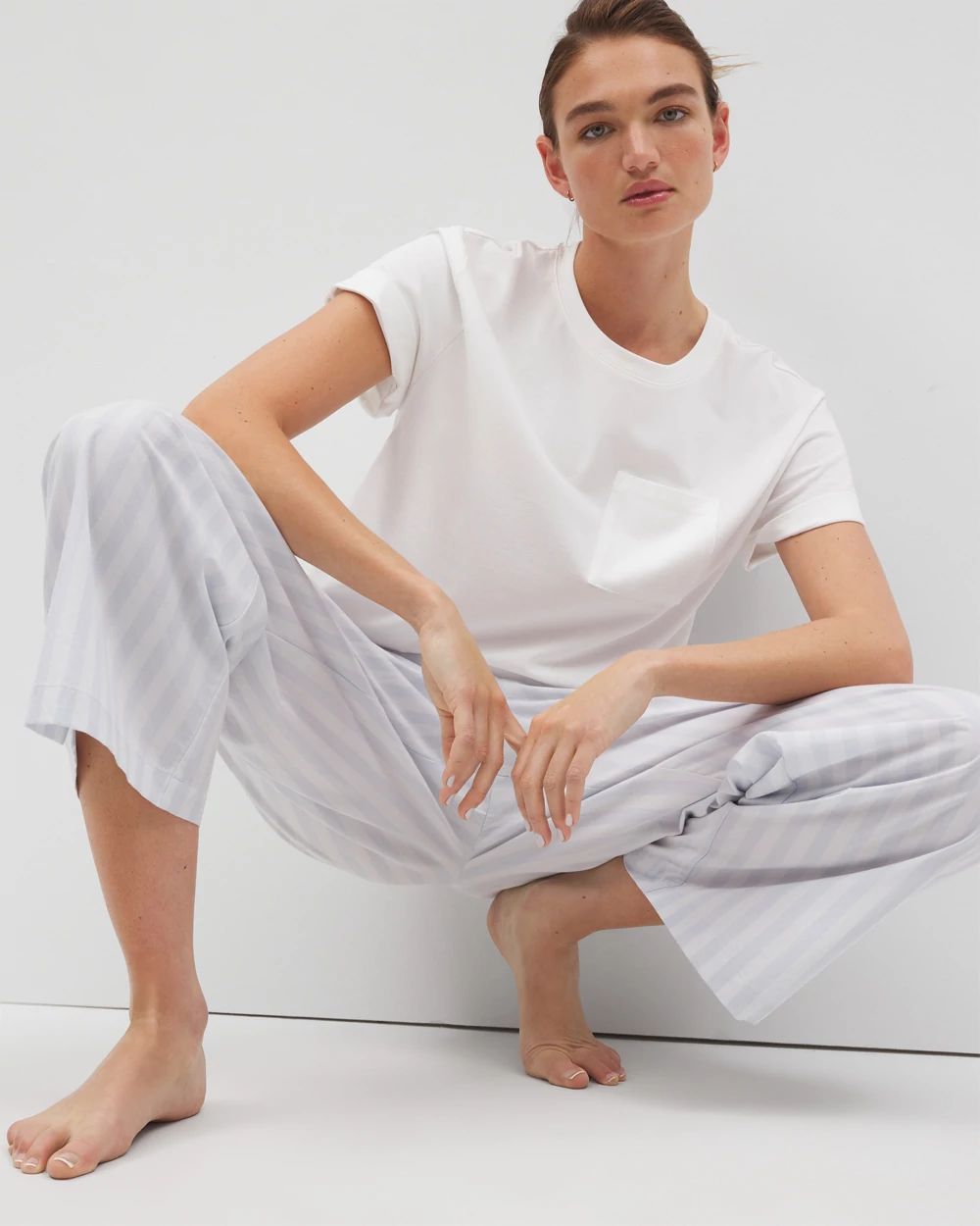 Cotton PoplinPajama Pant