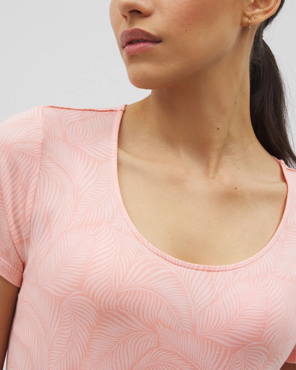 Cool Nights Short Sleeve Scoop Neck Sleepshirt