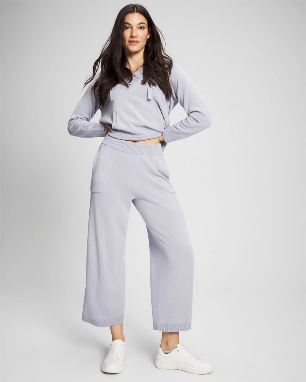 Cotton Sweater Crop Pant