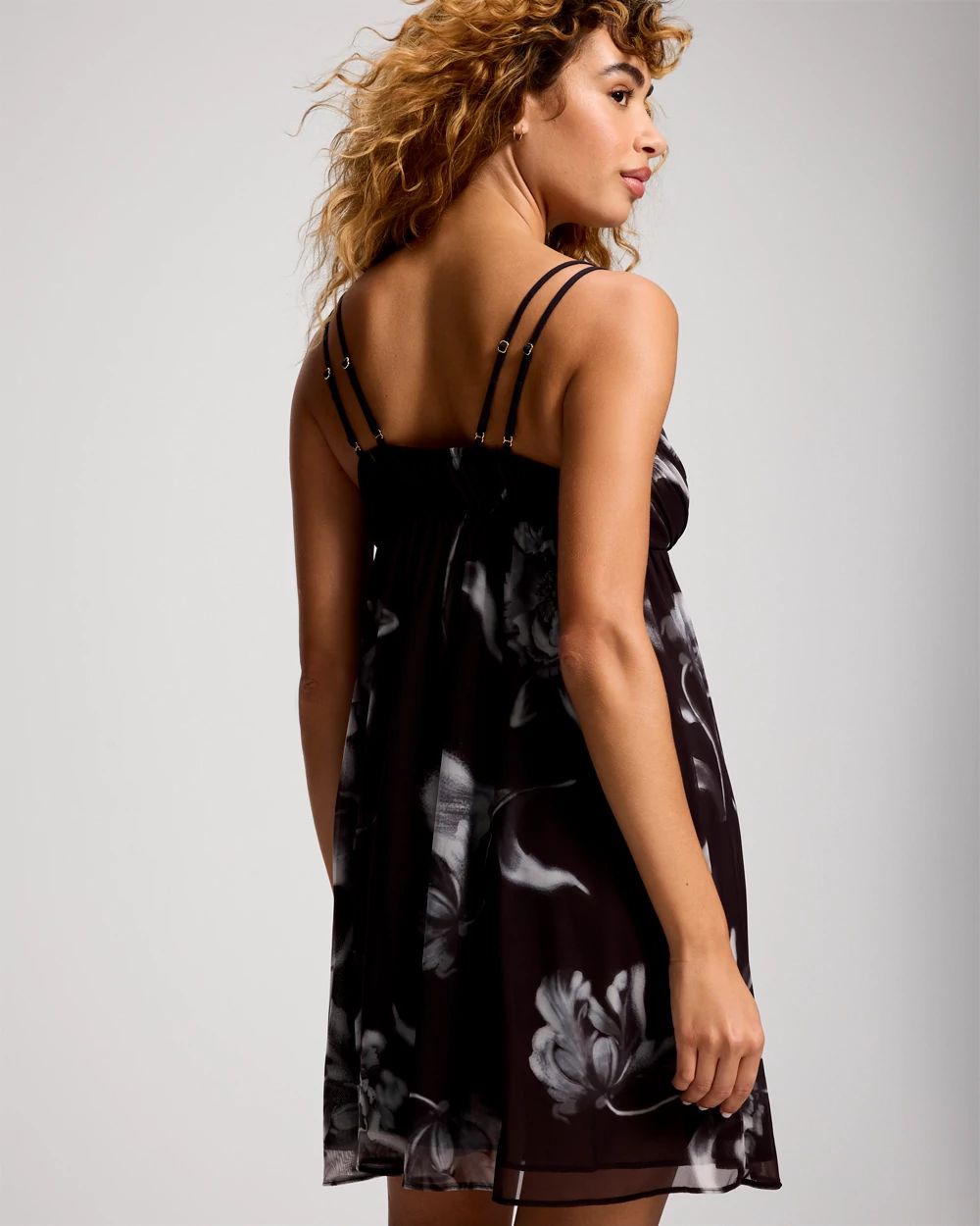 Mesh Babydoll Chemise click to view larger image.