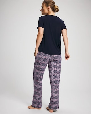 Short Sleeve + Pant Pajama Set click to view larger image.