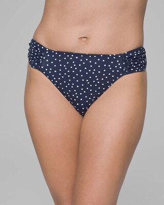 Sea Swell Reversible Side Shirred Hipster Bikini Swim Bottom
