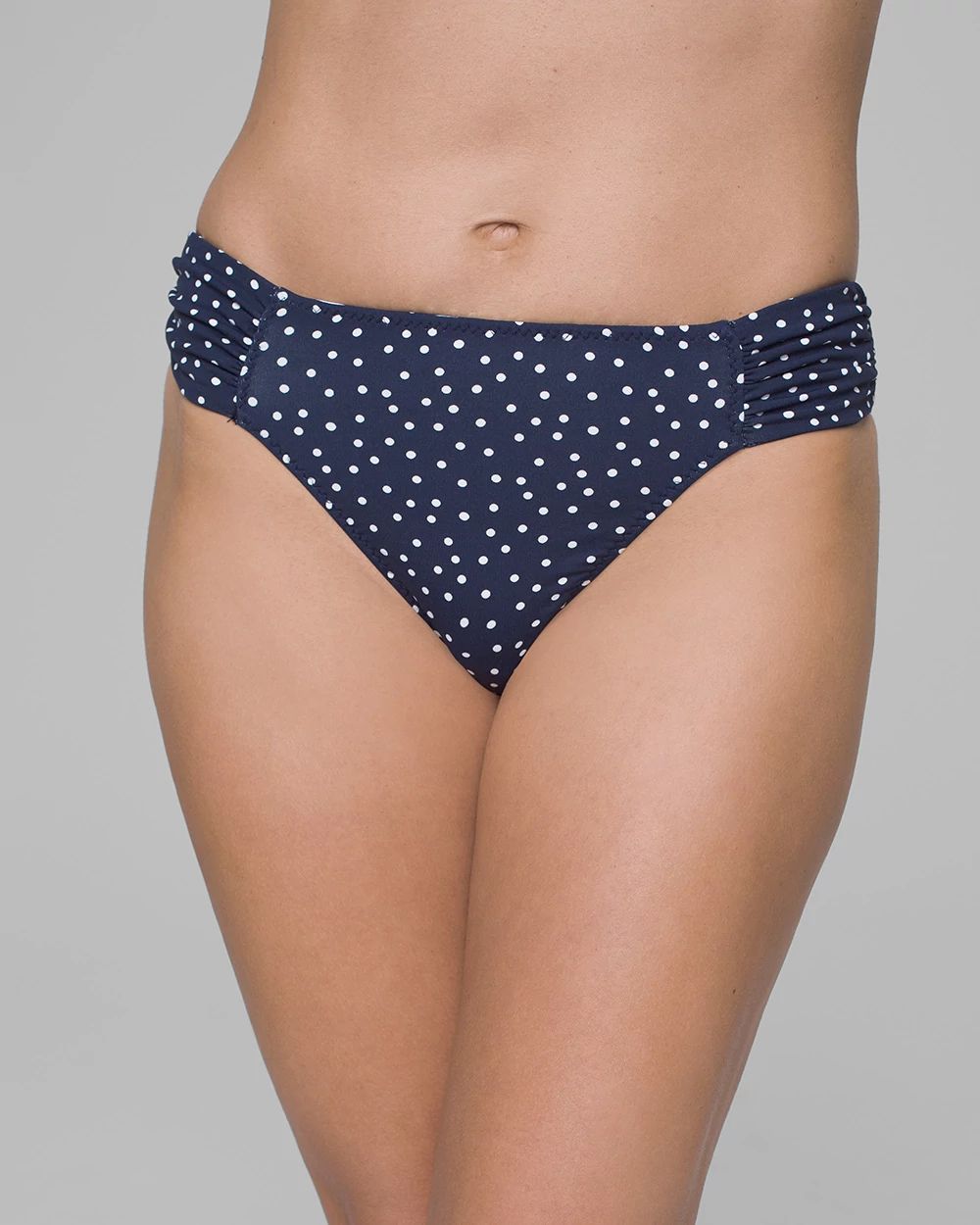 Sea Swell Reversible Side Shirred Hipster Bikini Swim Bottom