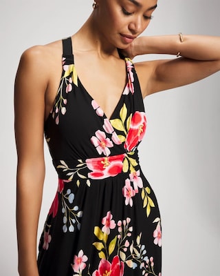 Soft Jersey Crossback Maxi Bra Dress click to view larger image.