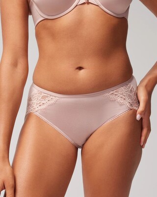 High-Leg Panty with Enchanting Lace