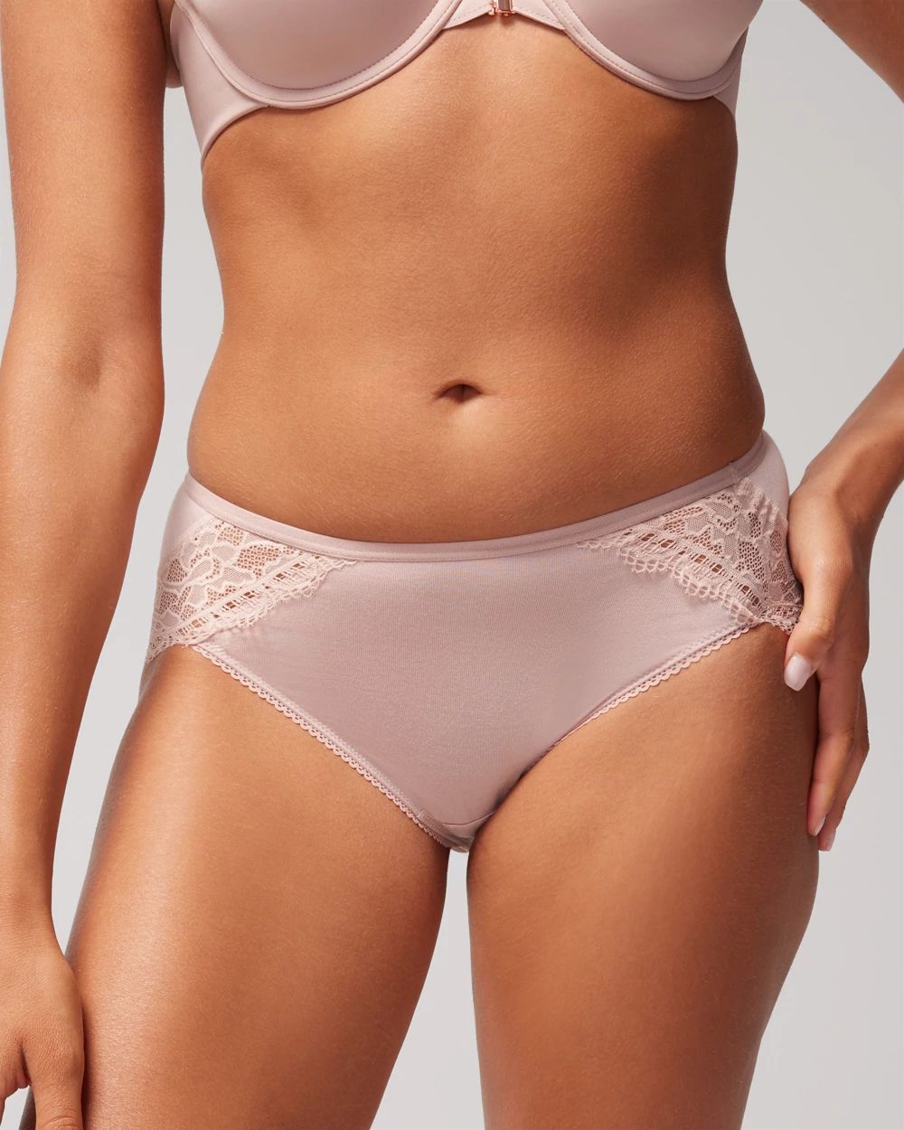 High-Leg Panty with Enchanting Lace