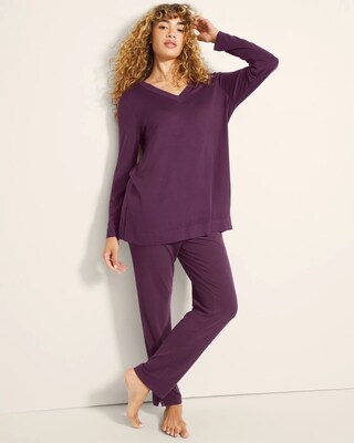 Long-Sleeve Pajama Tunic click to view larger image.