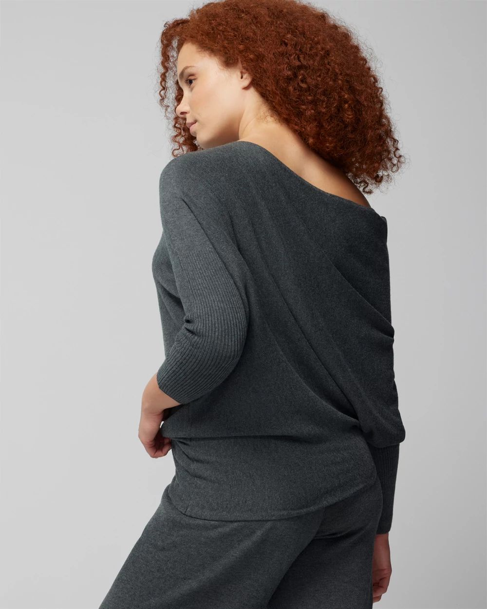 Off-The-Shoulder Sweater click to view larger image.