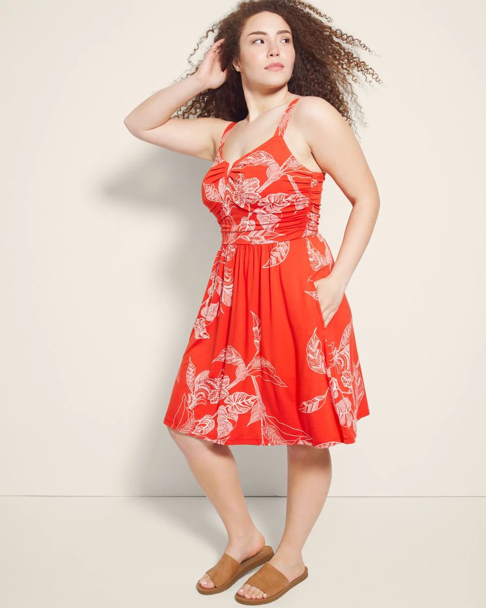 Soft Jersey V-Wire Short Bra Dress