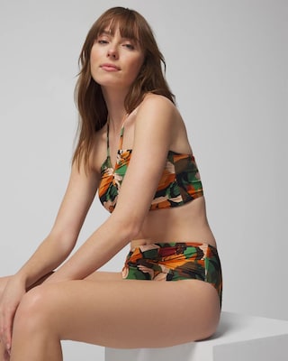 Twist-Front Bikini Bottoms