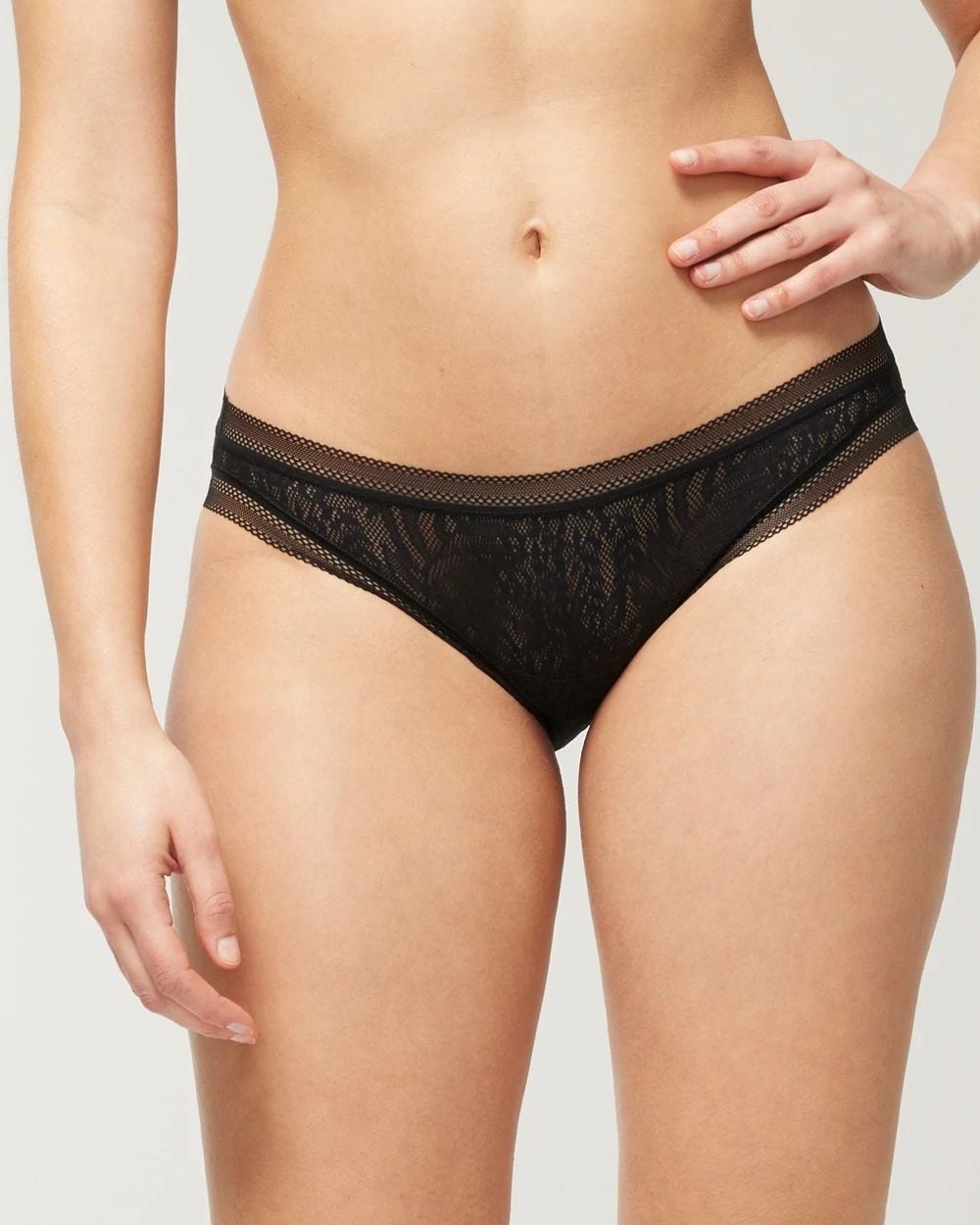 Soma Bikini Panty with Stretch Lace