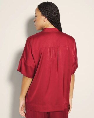 Button Front Pajama Top