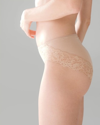 High-Leg Panty with Signature Lace