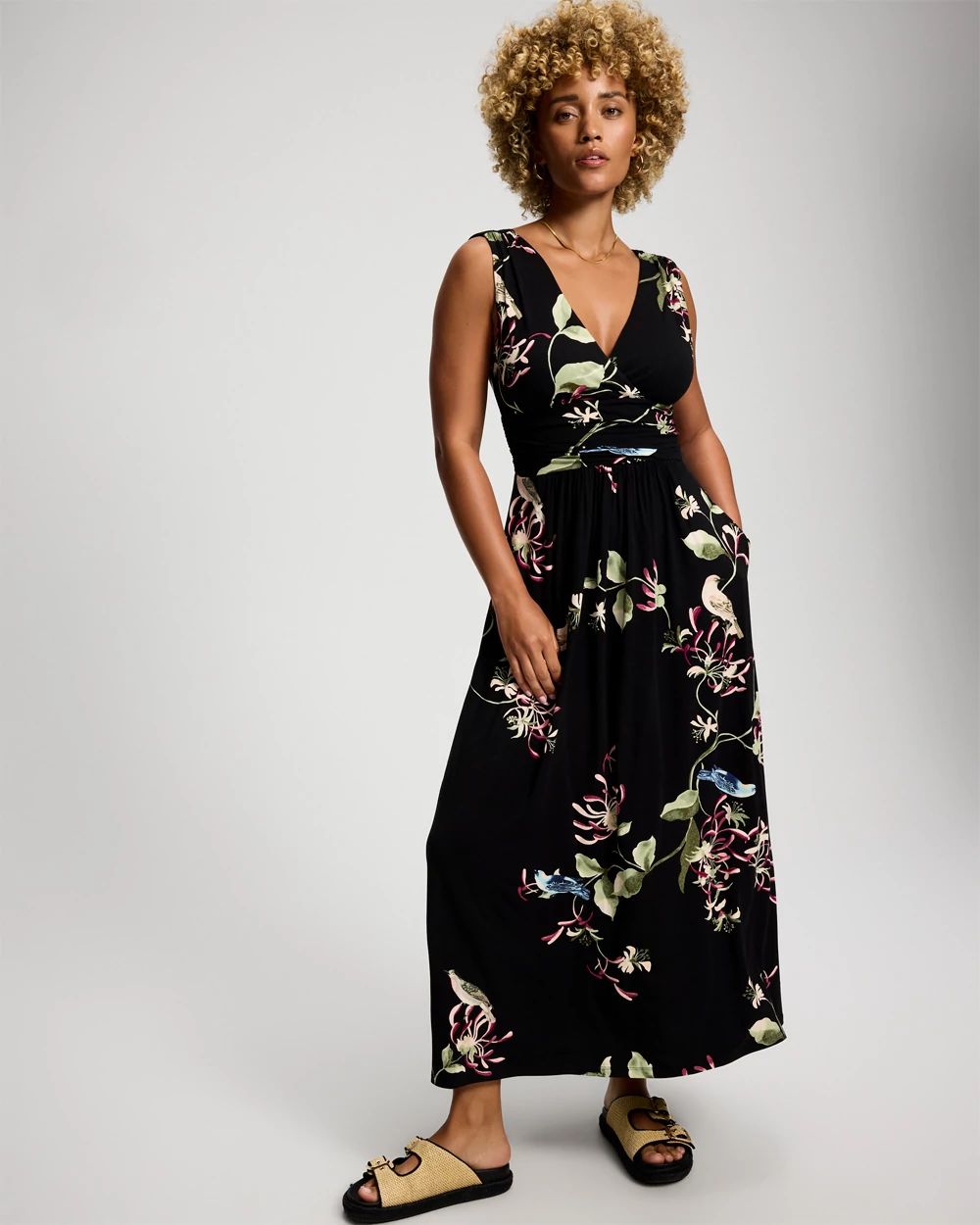 Soft Jersey Goddess Maxi Bra Dress