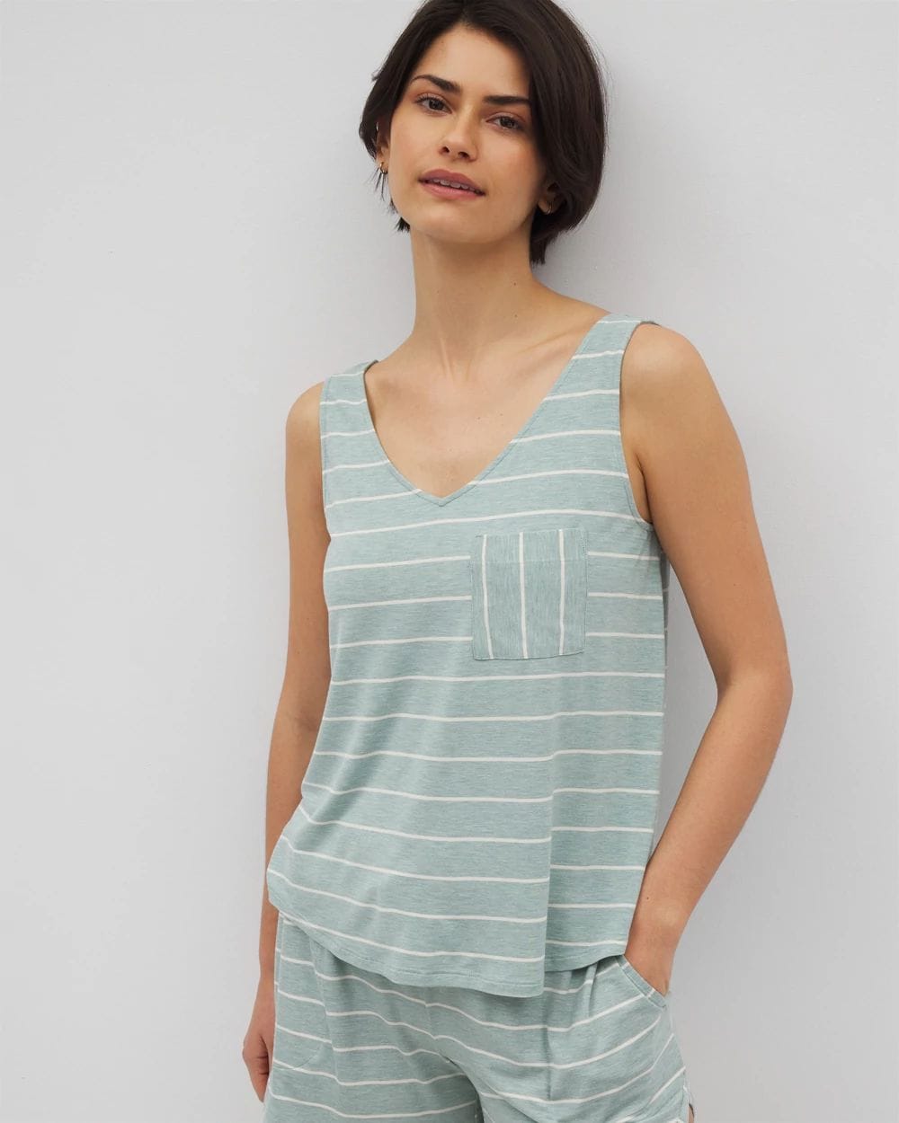 Cool Nights V-Neck Pajama Tank