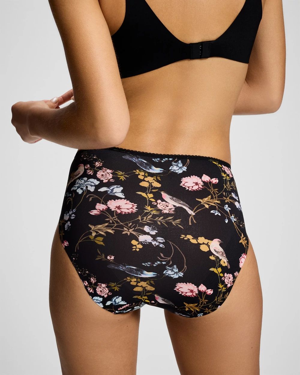 High-Leg Panty with Lace click to view larger image.