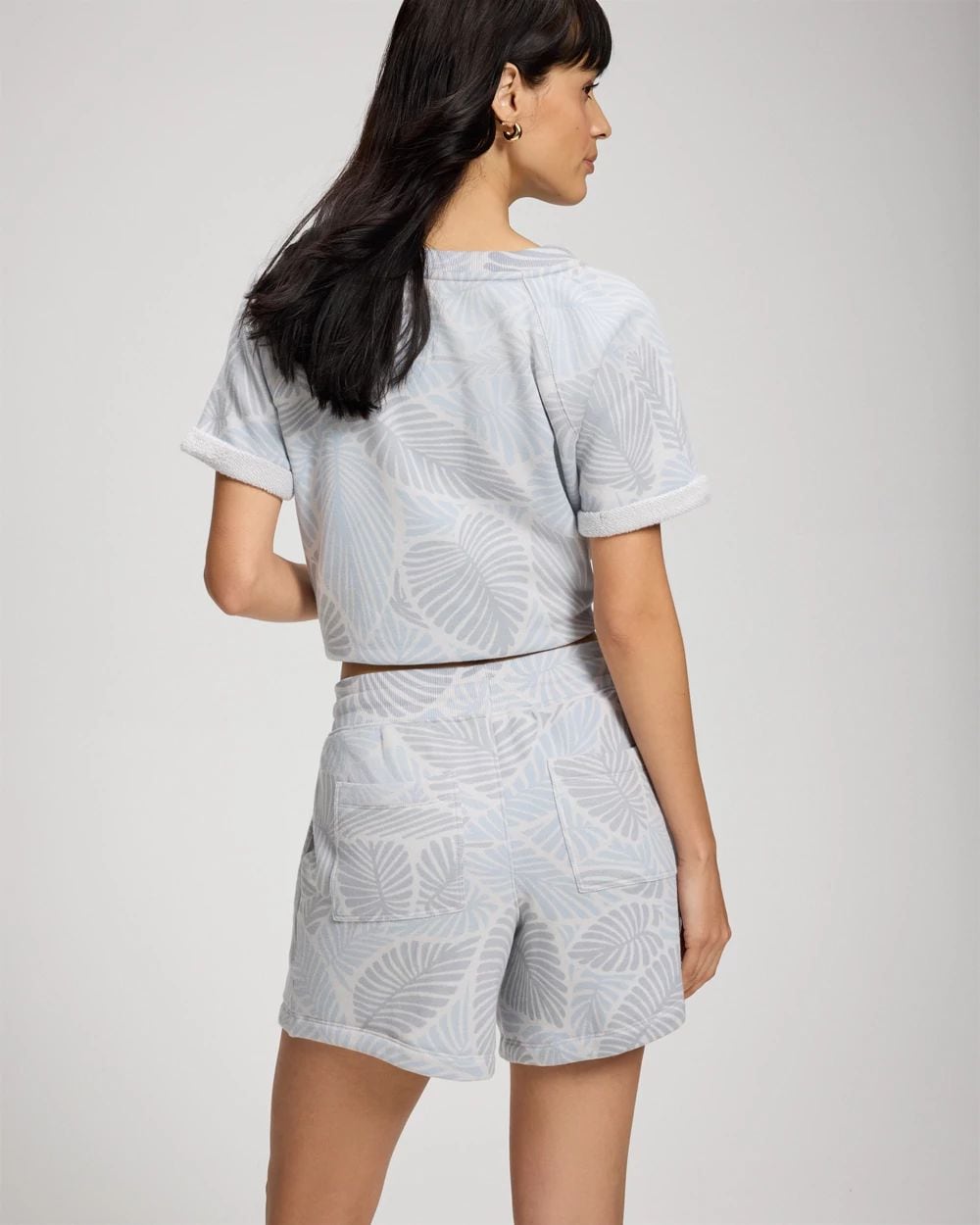 Cotton Terry Relaxed Shorts click to view larger image.