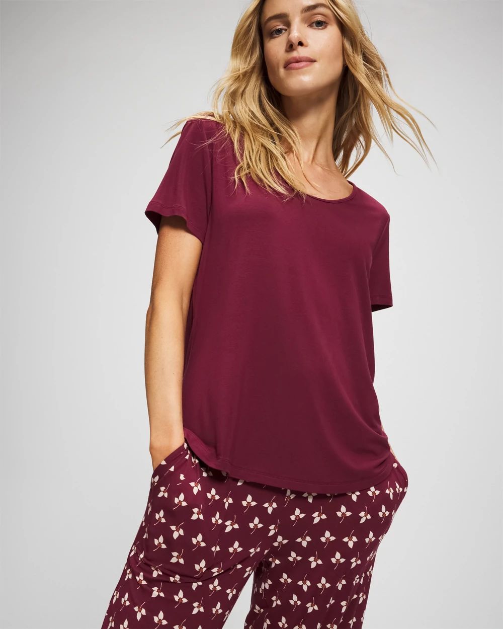 Cool Nights Short Sleeve + Pant Pajama Set