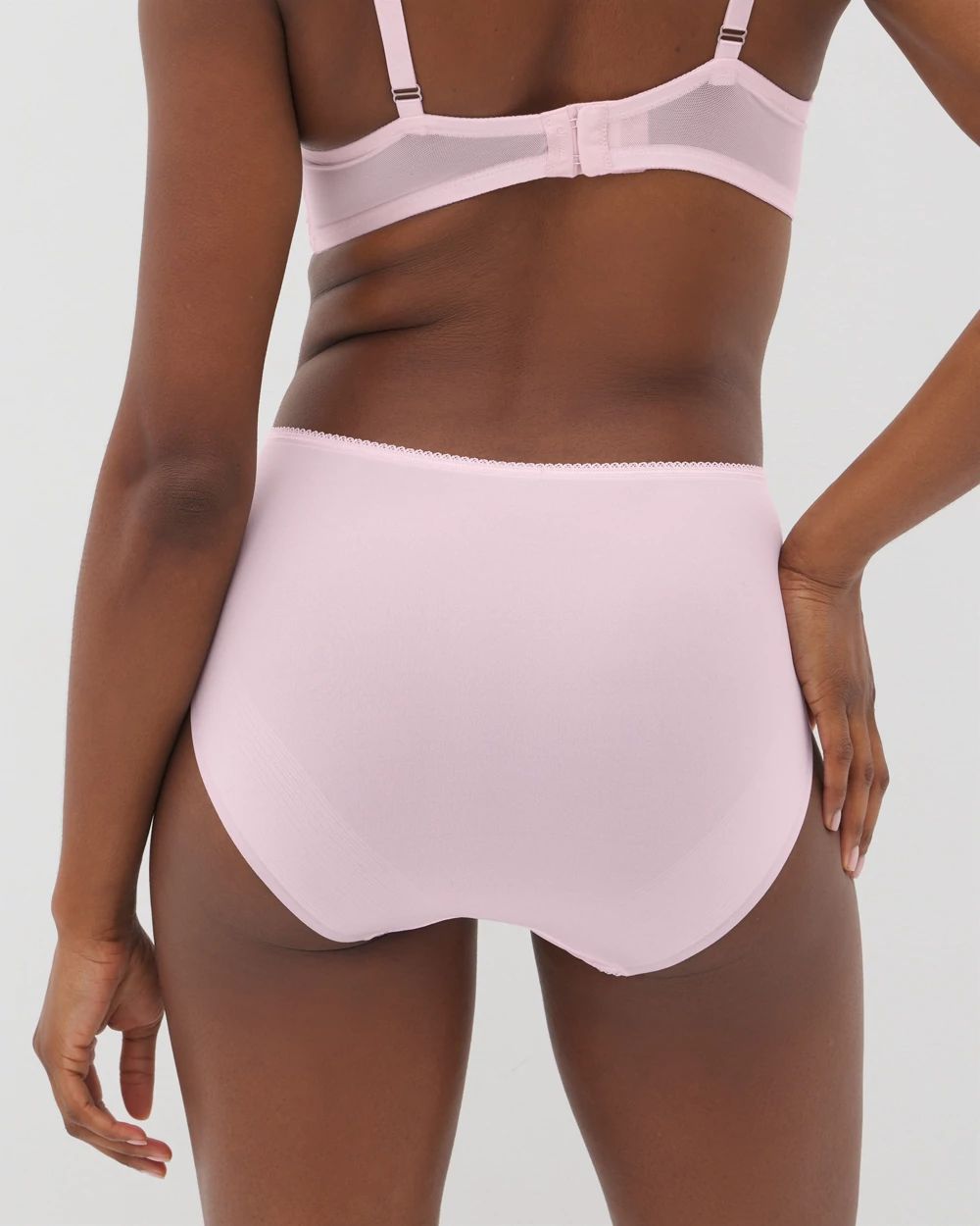 Vanishing Edge High-Leg Brief Panty with Sensuous Lace