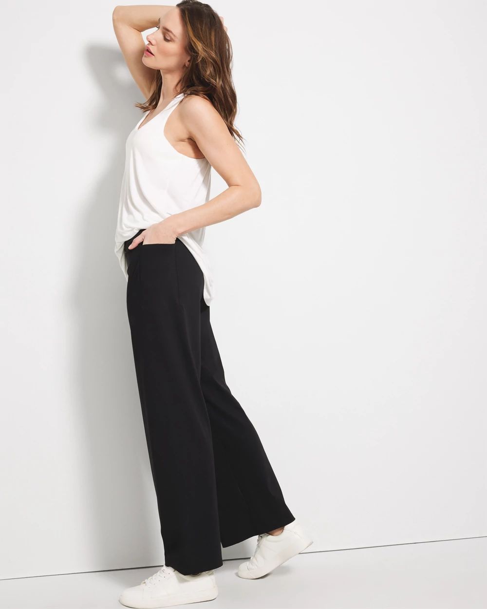 High-Waist Wide-Leg Pants