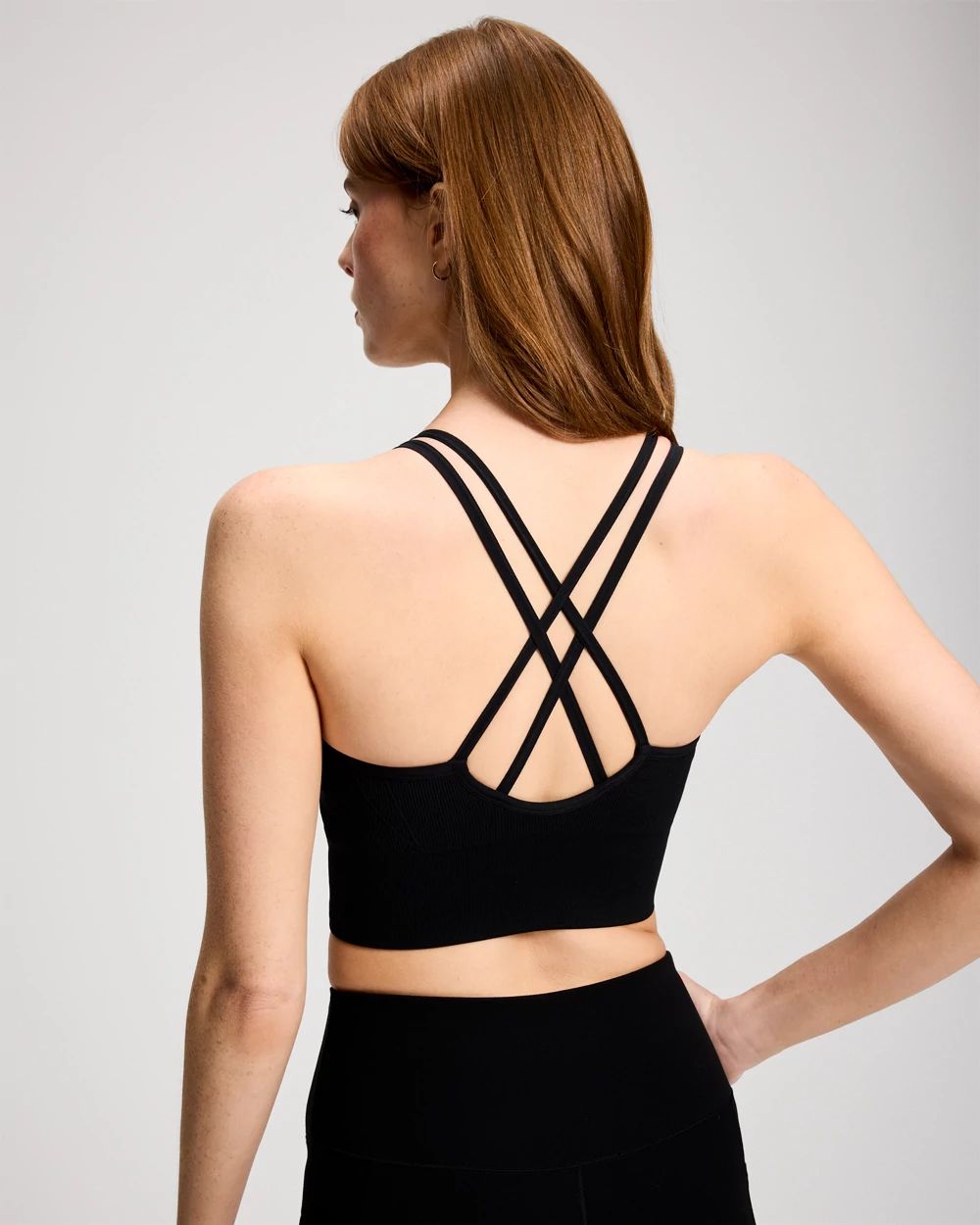 Longline Bra with Strappy Back click to view larger image.