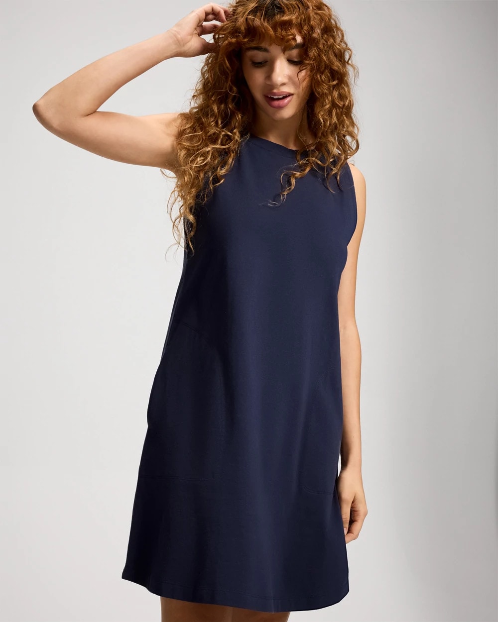 Cotton Sleeveless Tee Dress