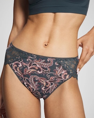High-Leg Panty with Enchanting Lace