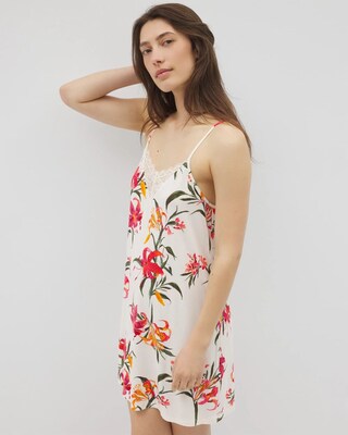 Lace Trim Chemise