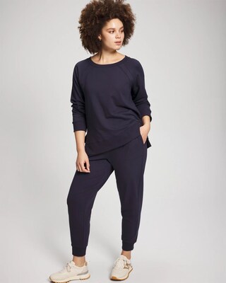 Essential Terry Crewneck Sweatshirt click to view larger image.