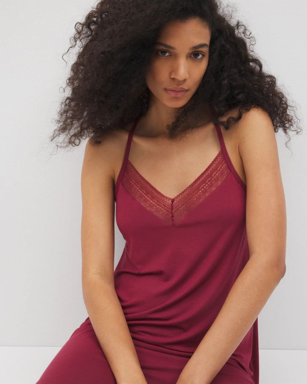 Cool Nights Geo Lace Chemise