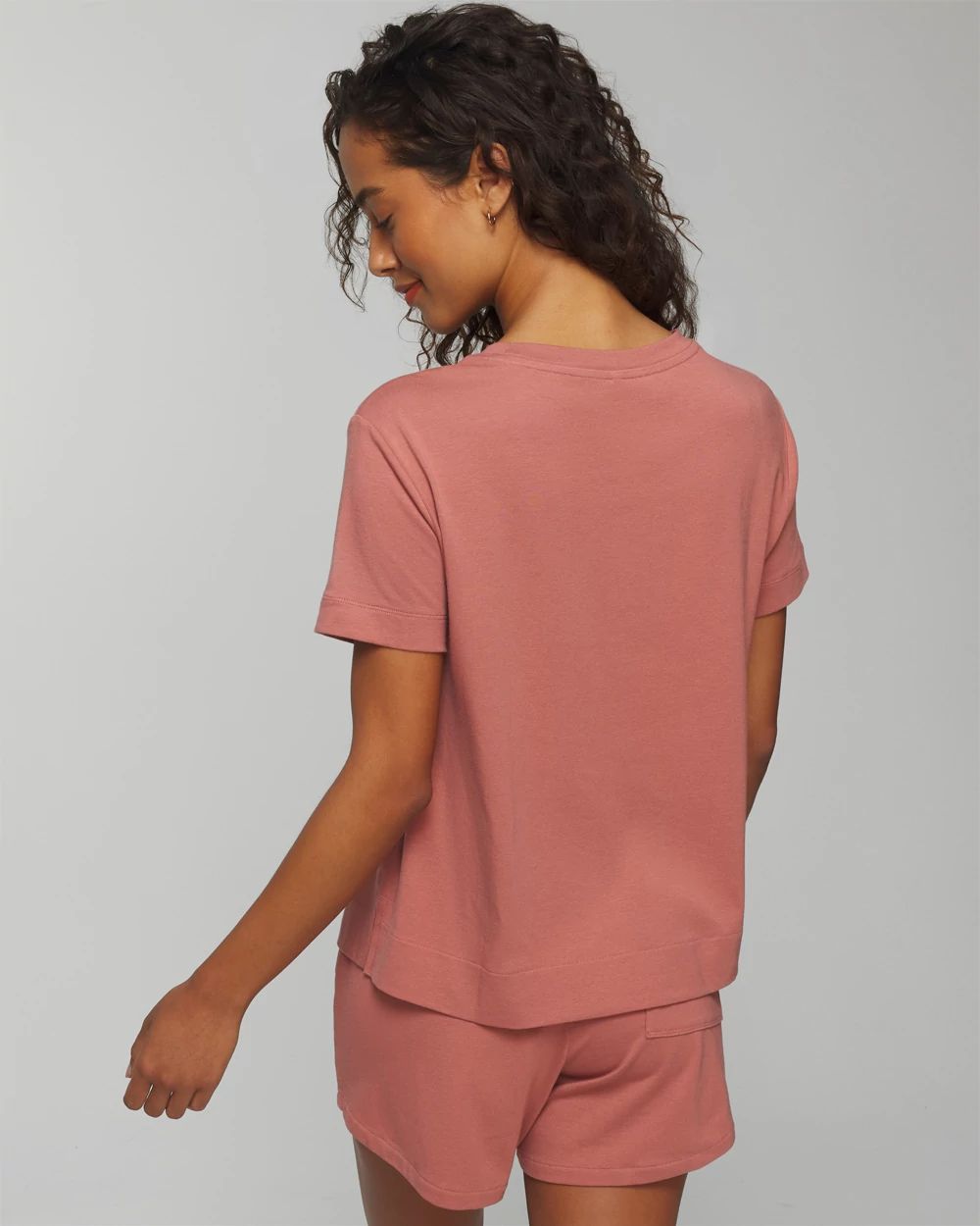 Short-Sleeve Pocket Pajama Tee