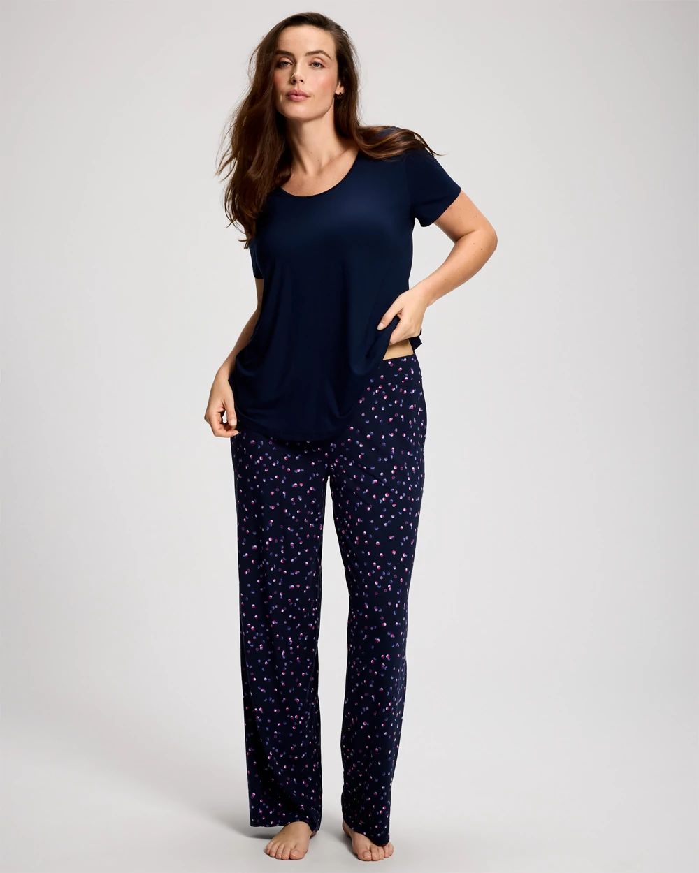 Cool Nights Short Sleeve + Pant Pajama Set
