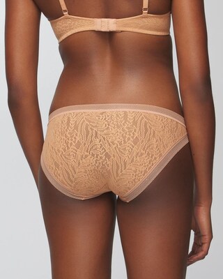 Soma Bikini Panty with Stretch Lace click to view larger image.