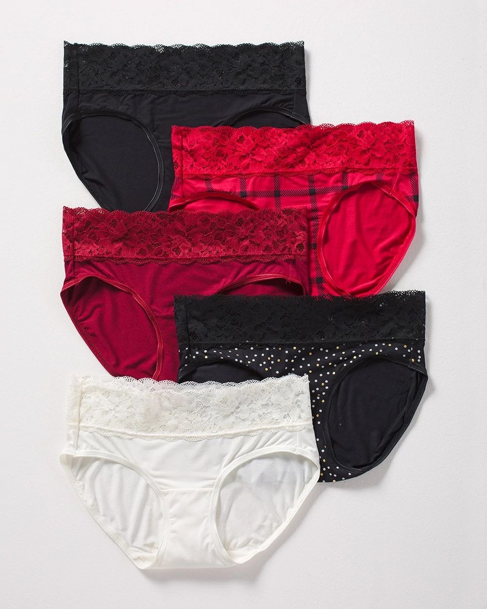 Super Soft Signature Lace Hipster 5 Pack