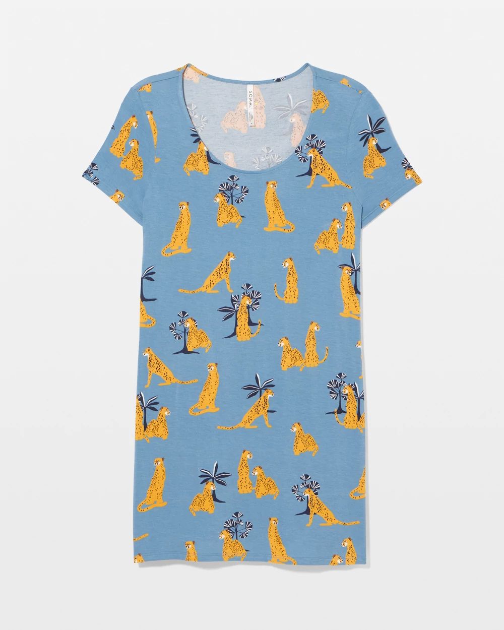 Cool Nights Short Sleeve Scoop Neck Sleepshirt