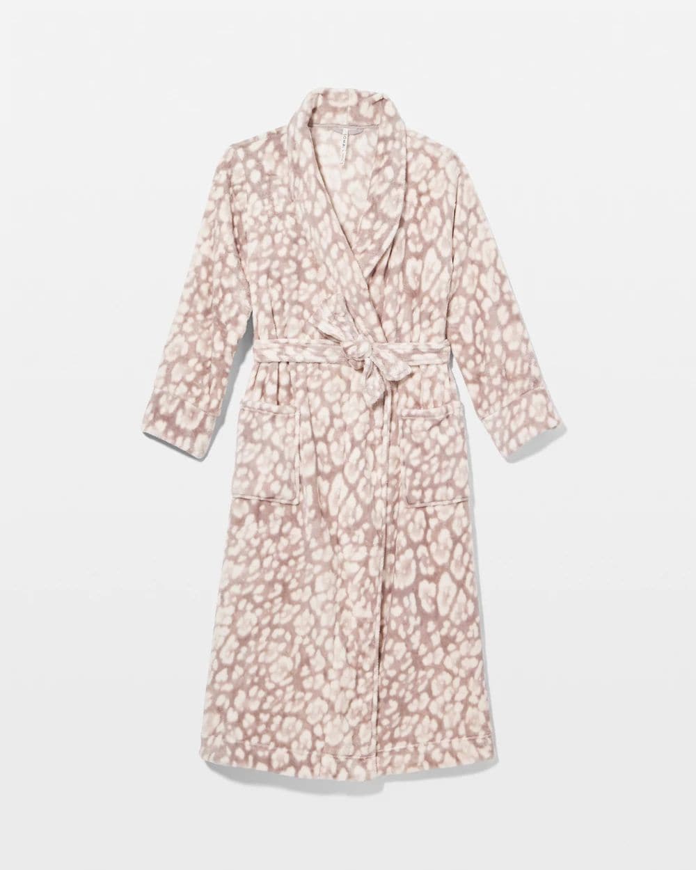 Plush Long-Sleeve Long Robe