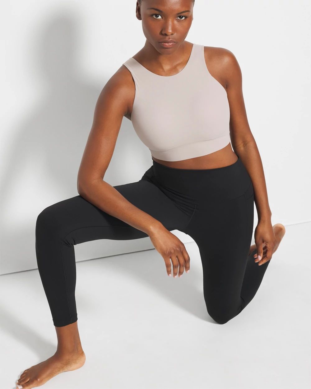 High-Neck Yoga Bra click to view larger image.