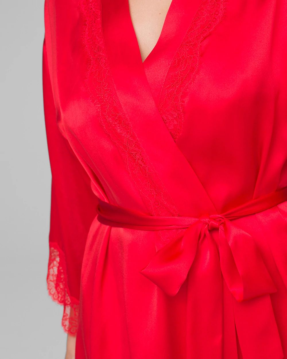 Soma Sensuous Short Robe with Lace