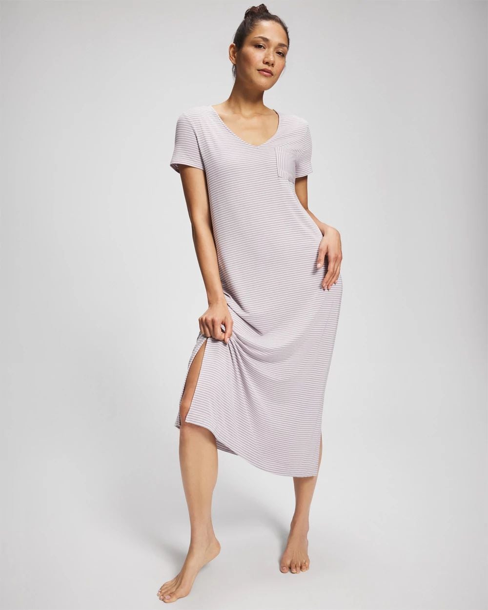 Cool Nights Short Sleeve Long Sleepshirt