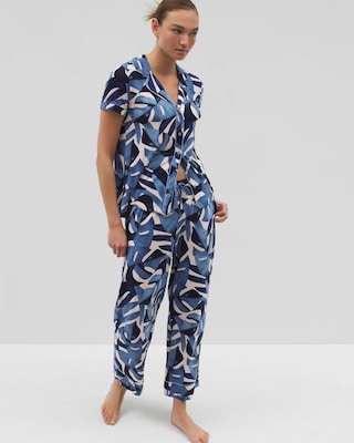 Printed Pajama Pants