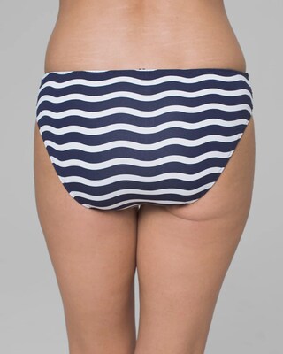 Sea Swell Reversible Side Shirred Hipster Bikini Swim Bottom